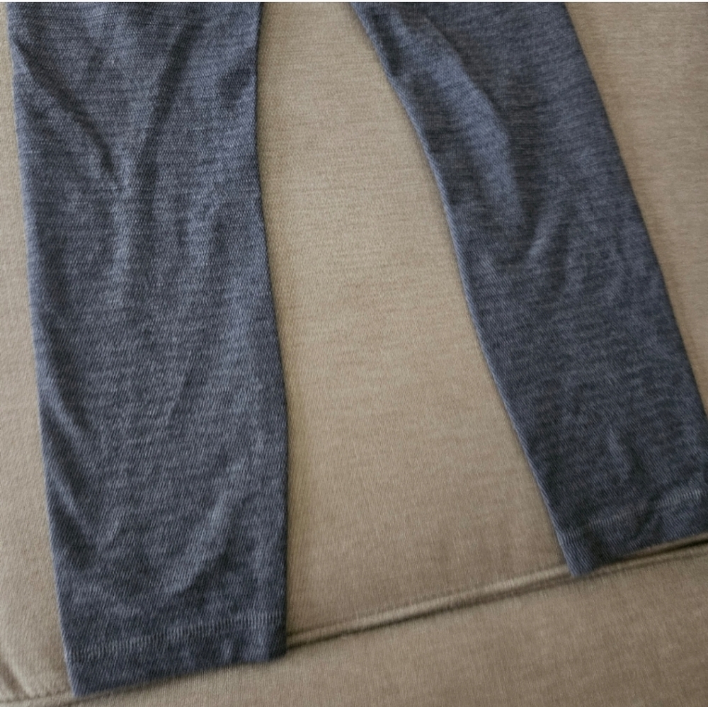Lululemon leggings size 6 gray crop variegated knit - Picture 5 of 12